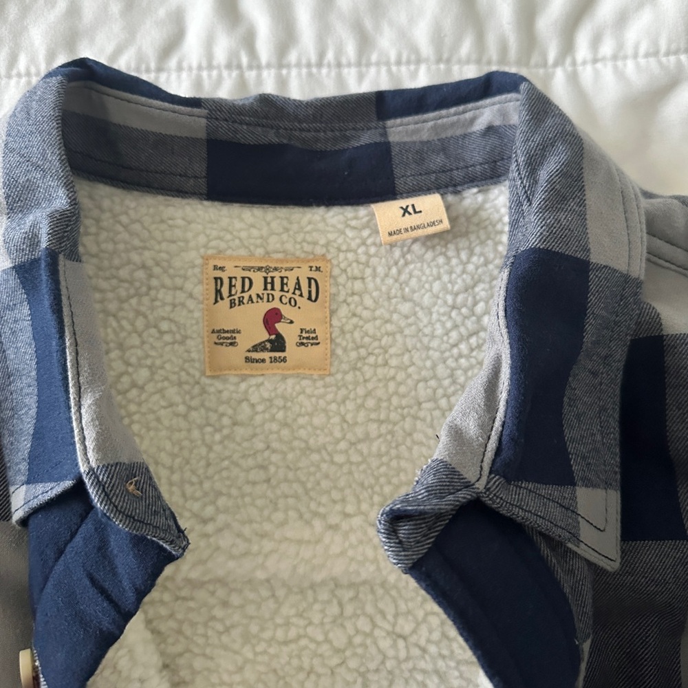 Red Head Sherpa Coat